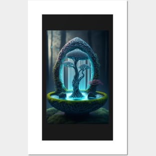 Tranquil Water Garden Posters and Art